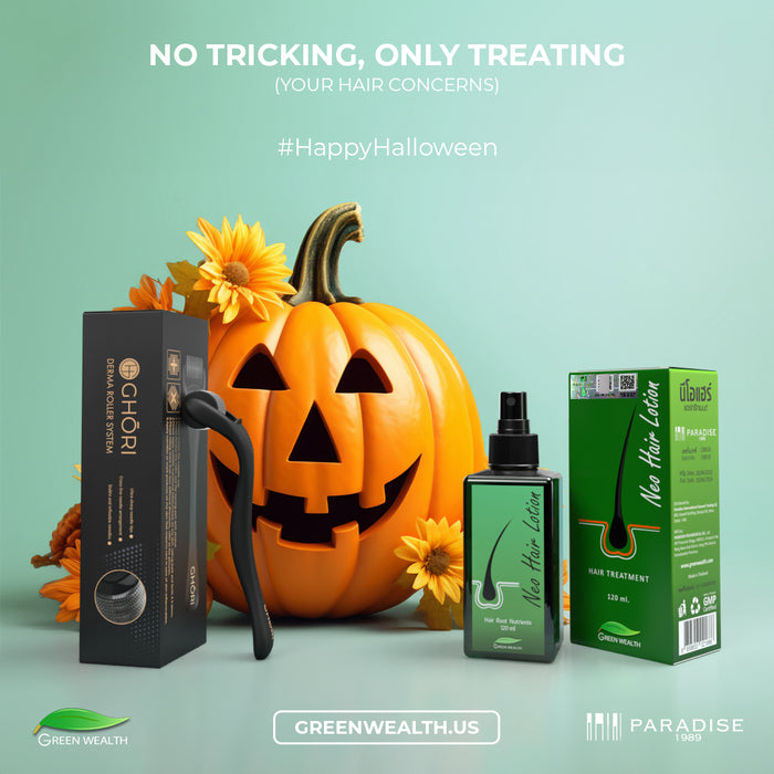 Don't let your hair concerns play tricks on you this Halloween.